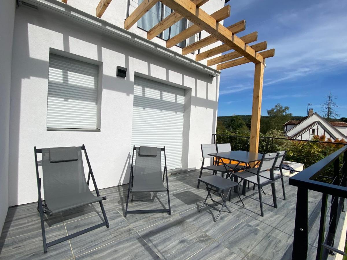 La Villa Perchee Calme, Sauna, Parking Prive Saint-Prix  Ngoại thất bức ảnh