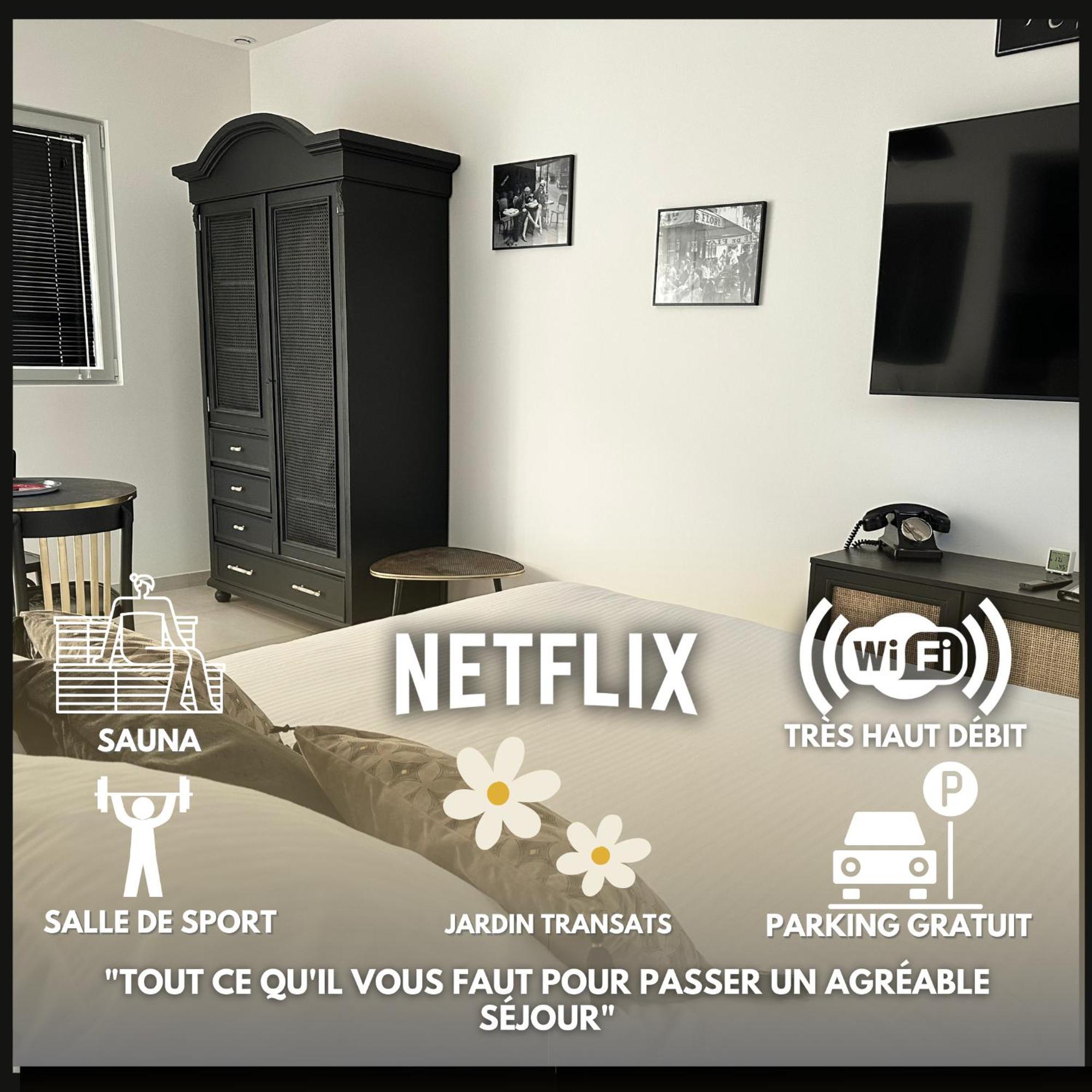La Villa Perchee Calme, Sauna, Parking Prive Saint-Prix  Ngoại thất bức ảnh
