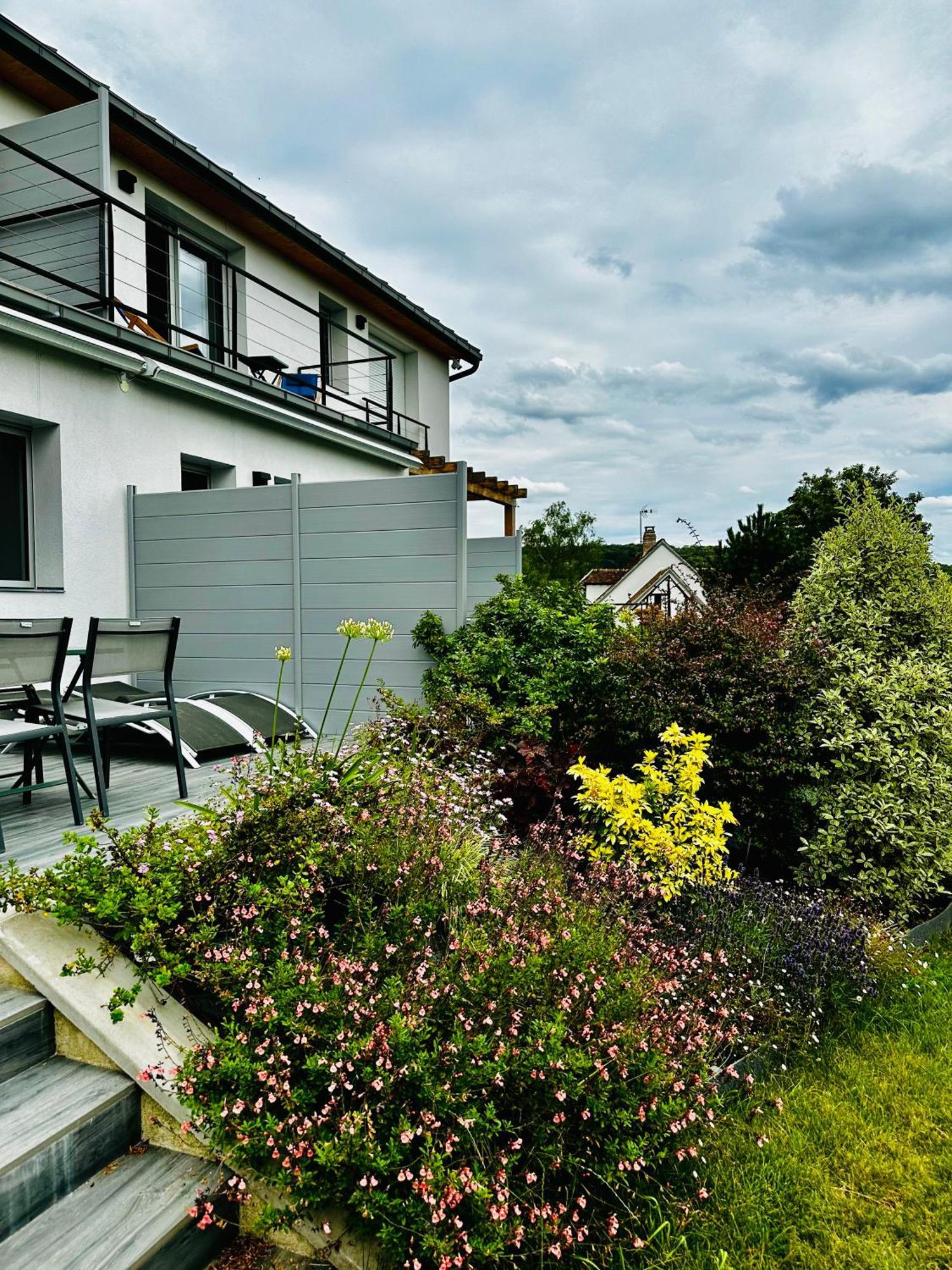 La Villa Perchee Calme, Sauna, Parking Prive Saint-Prix  Ngoại thất bức ảnh
